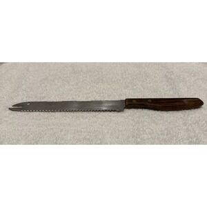 HOUSEHOLD Surgical Stainless Serrated Double-Sided Knife 7.5" Blade Japan
